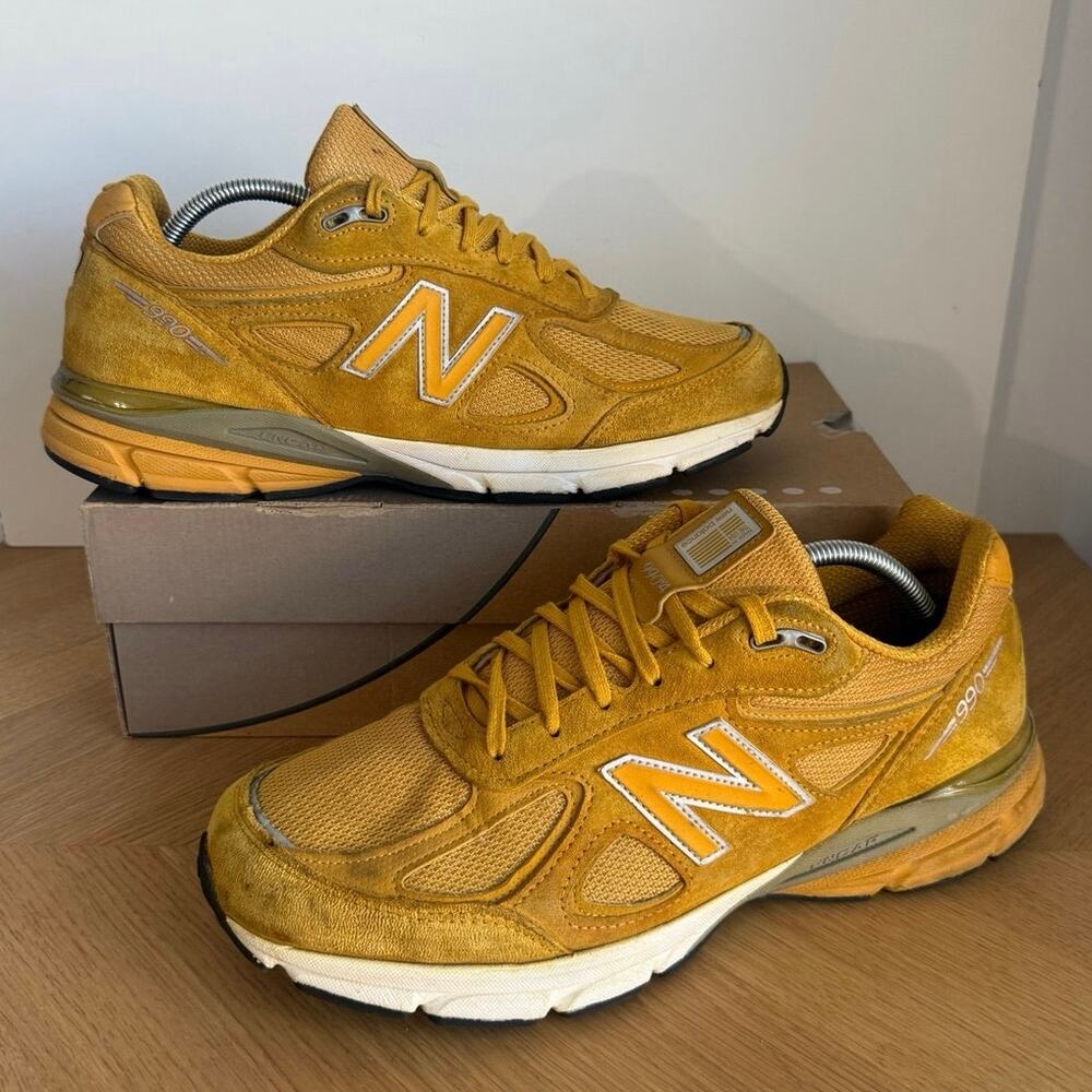 New Balance 990 V4 ‘Mustard Yellow’ Men Sneakers - SZ 11.5